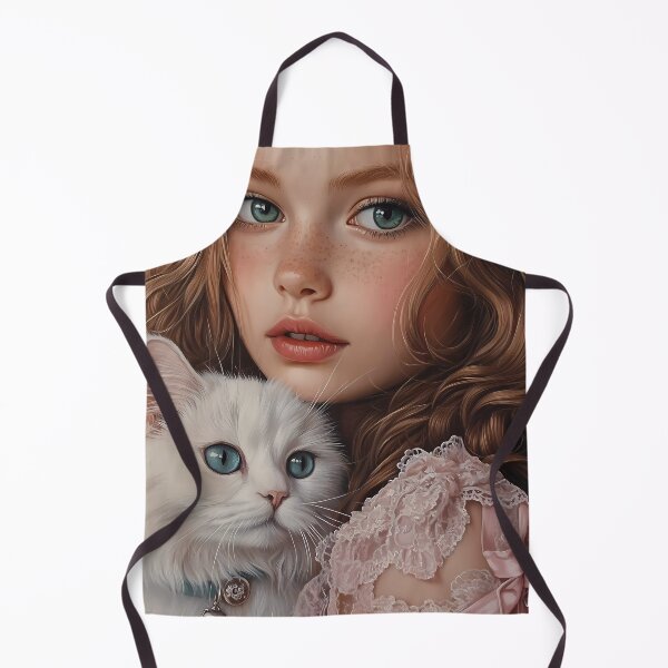 Item preview, Rococo Girl and Cat: Timeless Elegance designed and sold by DeenaDee.