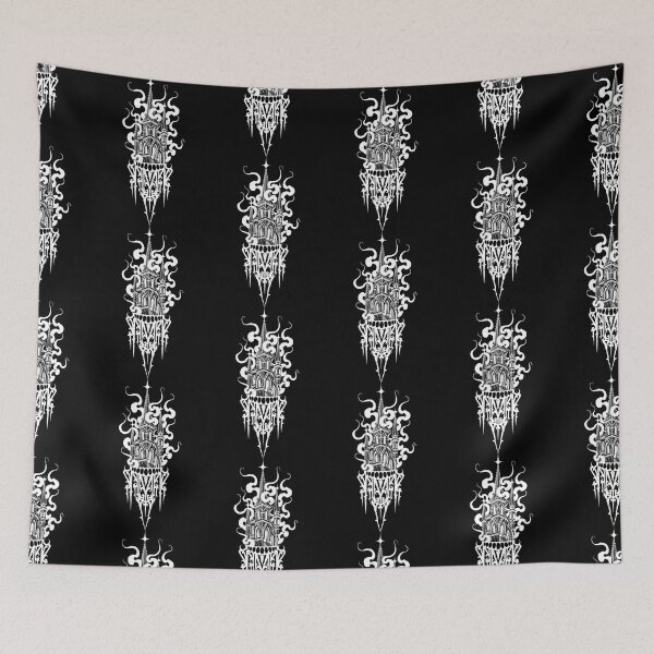 Item preview, Dark neotribal gothic castle white color designed and sold by 7Delamancha.