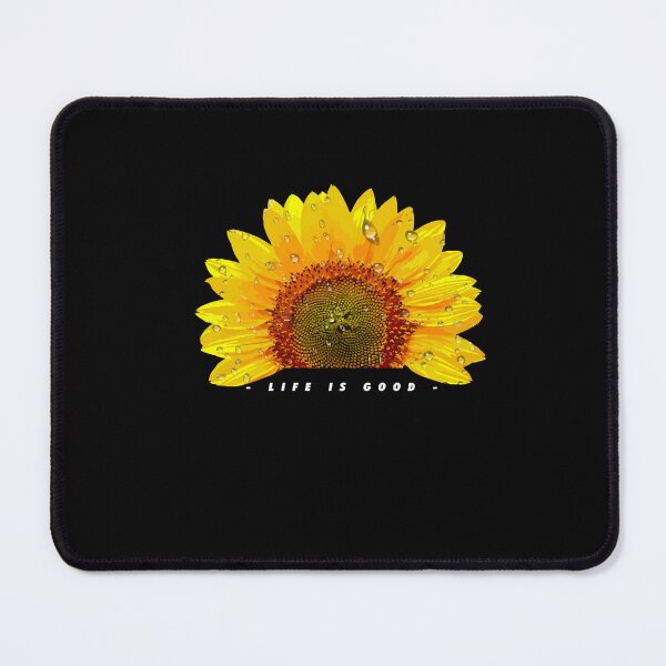 Item preview, Life Is Funny Really Good Sunflower Graphic Art designed and sold by Dressed For Duty.
