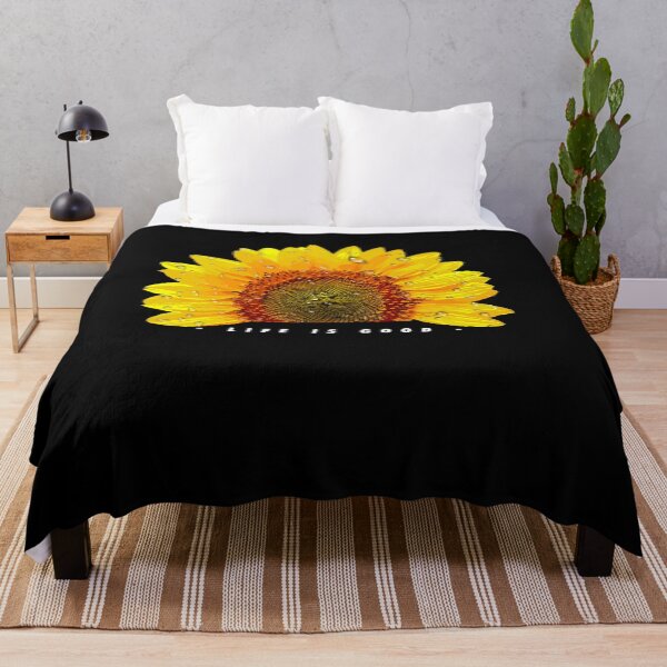 Item preview, Life Is Funny Really Good Sunflower Graphic Art designed and sold by Dressed For  Duty.
