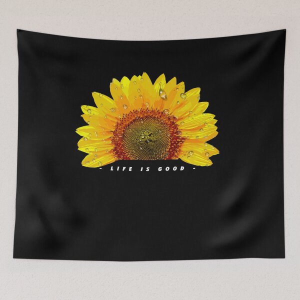 Item preview, Life Is Funny Really Good Sunflower Graphic Art designed and sold by Dressed For  Duty.