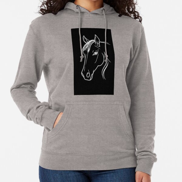 Item preview, Striking Horse Head Line Art designed and sold by AuraMotivate.