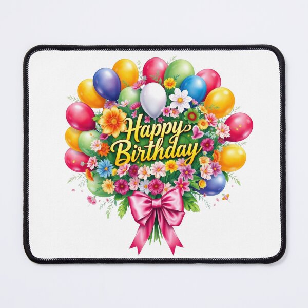Item preview, Happy Birthday Balloons designed and sold by purplesensation.