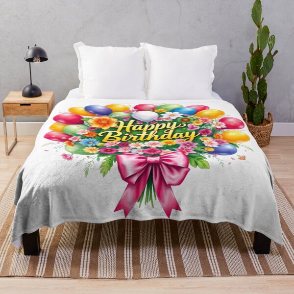 Item preview, Happy Birthday Balloons designed and sold by purplesensation.