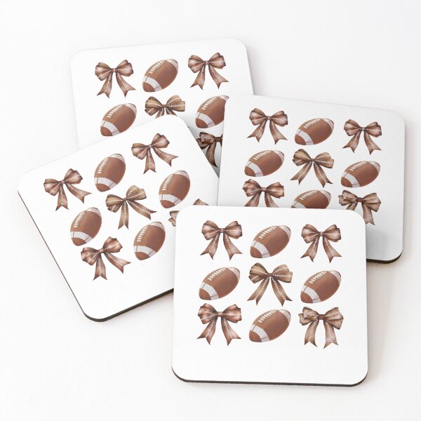 Item preview, Football and Bows – Cute Girly Sports Fan designed and sold by JoelFox165.