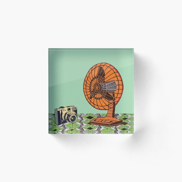FAN & CAMERA Acrylic Block