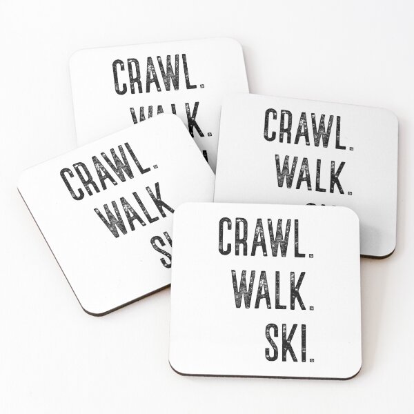 Item preview, Crawl Walk Ski – Funny Winter Sports Progression designed and sold by JoelFox165.