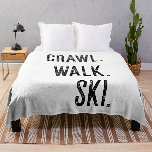 Item preview, Crawl Walk Ski – Funny Winter Sports Progression designed and sold by JoelFox165.