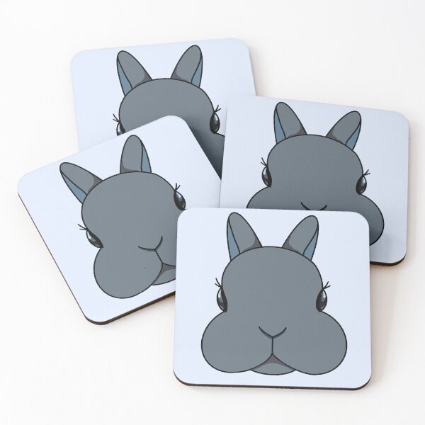 Item preview, Gray blue Netherland dwarf bunny designed and sold by tayaan.