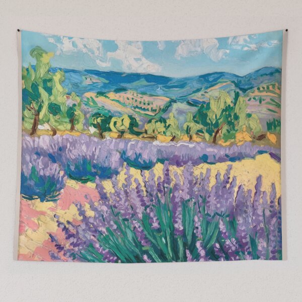 Item preview, Provence Landscape Painting : Post-Impressionist Countryside Art designed and sold by CARRAANN.
