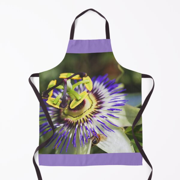 Item preview, Passionfruit Flowers And Bee designed and sold by Joy Watson - Natural Light Photography .