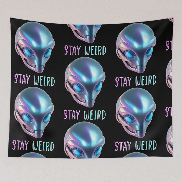 Item preview, Stay weird Alien helmet designed and sold by ArtDesign-ZA.