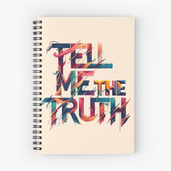 Item preview, Tell Me the Truth, typography designed and sold by maxmaj.