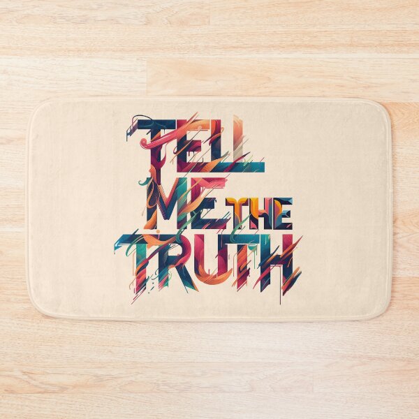 Item preview, Tell Me the Truth, typography designed and sold by maxmaj.