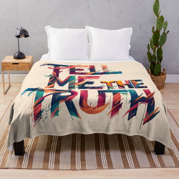 Item preview, Tell Me the Truth, typography designed and sold by maxmaj.