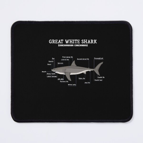 Item preview, Great White Shark Anatomy Anatomical Biologist designed and sold by Dressed For Duty.