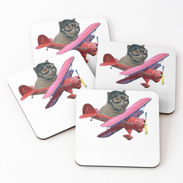 Item preview, Cat Airplane pilot, Air traffic Control designed and sold by KCLPrints.