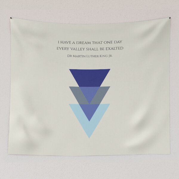 Item preview, I Have A Dream Martin Luther King Quote Geometric Abstract designed and sold by kakarikihill.