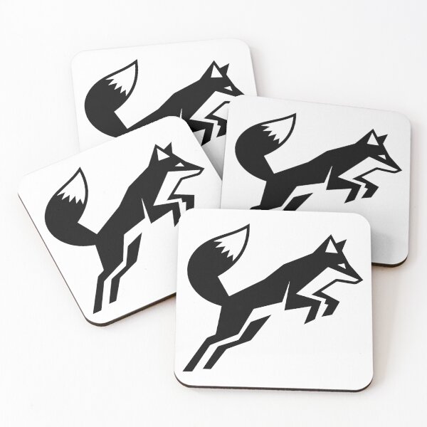 Item preview, Jumping abstract Fox artwork, shapes designed and sold by Blizoura.