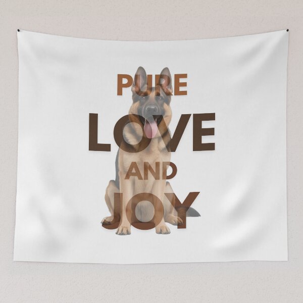 Item preview, Pure Love and Joy – Adorable German Shepherd Design designed and sold by Fredster1966.