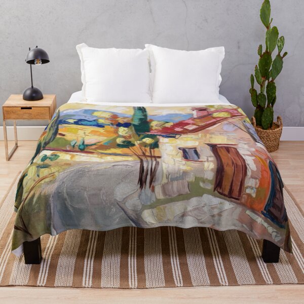 Item preview, French Cobblestone Path – Impressionist Provence Painting designed and sold by CARRAANN.