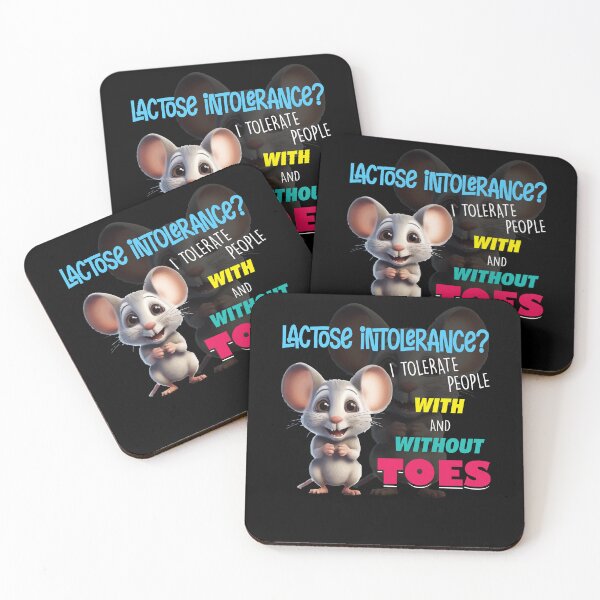 Item preview, Lactose Intolerance Tolerate People With And Without Toes Meme designed and sold by Dressed For  Duty.