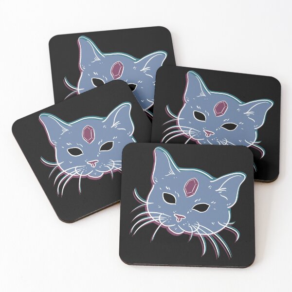 Item preview, Transparent Trippy Kitty (Blue/White) designed and sold by ashleygates98.