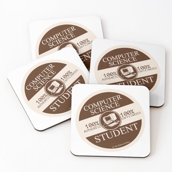 Item preview, Computer Science Student: Coffee Label designed and sold by To The Bottom Of This!.