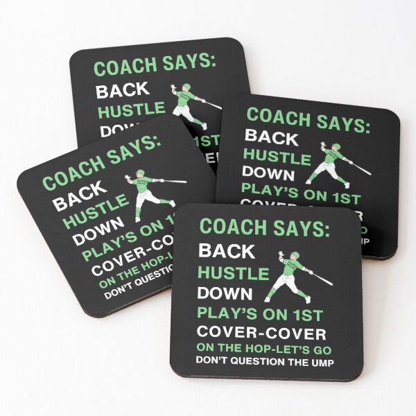 Item preview, Baseball Coach – Motivational Dugout Sayings - Funny Coaching Quotes designed and sold by DeeDeeDelights.