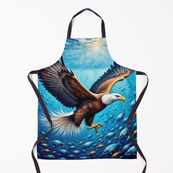 Item preview, Eagle and School of Fish designed and sold by purplesensation.