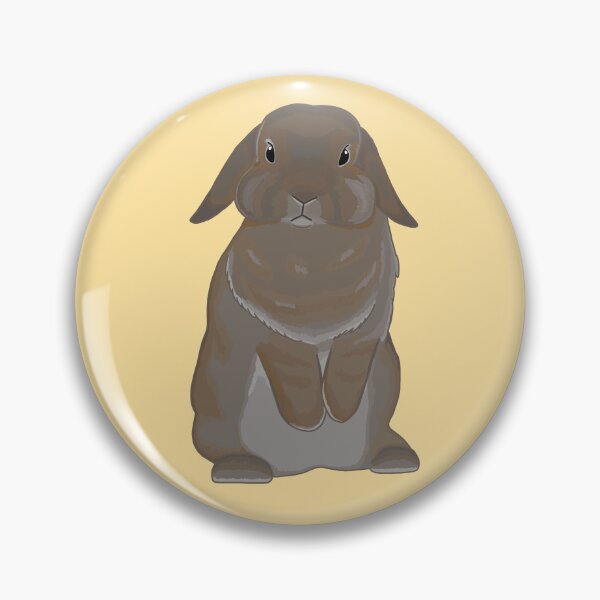 Item preview, Holland Lop Standing Lilac otter colored Rabbit designed and sold by tayaan.