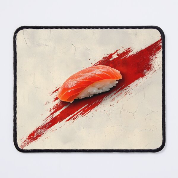 Item preview, Realistic Salmon Sushi with Bold Art designed and sold by chi3-jp.