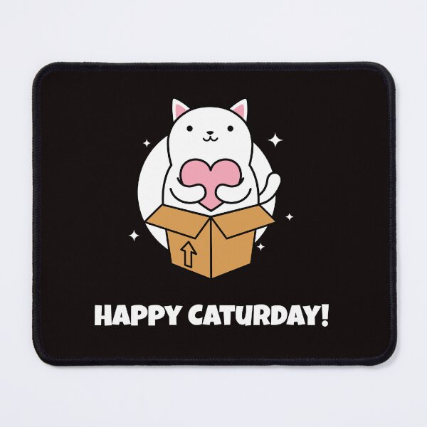Item preview, Happy Caturday! designed and sold by Boardwalkmerch.