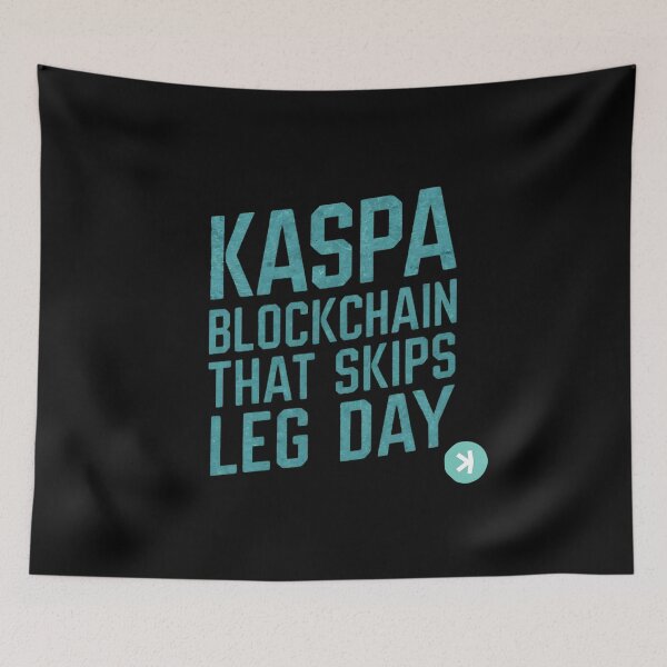 Item preview, Kaspa Zenith Reaching the Peak of Crypto designed and sold by RadDeck.