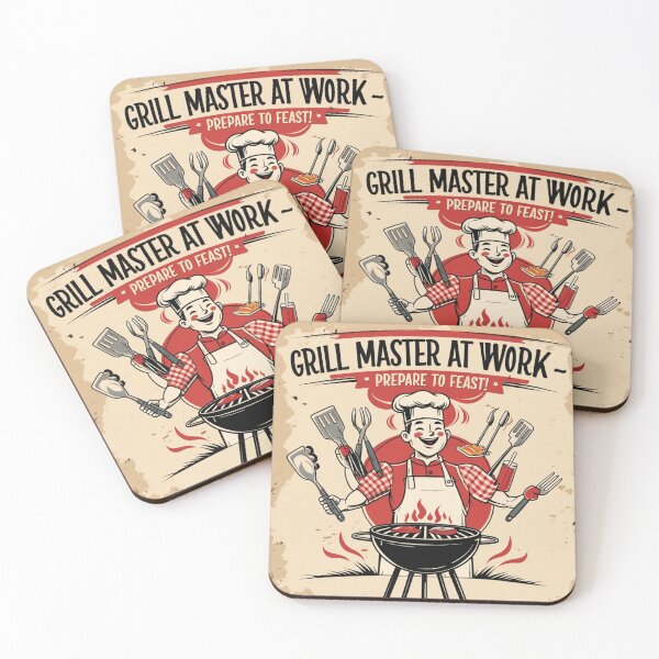 Item preview, Grill King in Action – Feast Awaits! designed and sold by InnovateSpot.