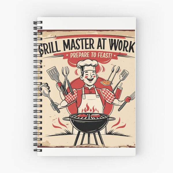 Item preview, Grill King in Action – Feast Awaits! designed and sold by InnovateSpot.