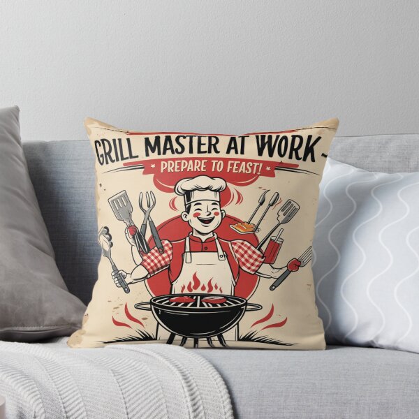 Item preview, Grill King in Action – Feast Awaits! designed and sold by InnovateSpot.