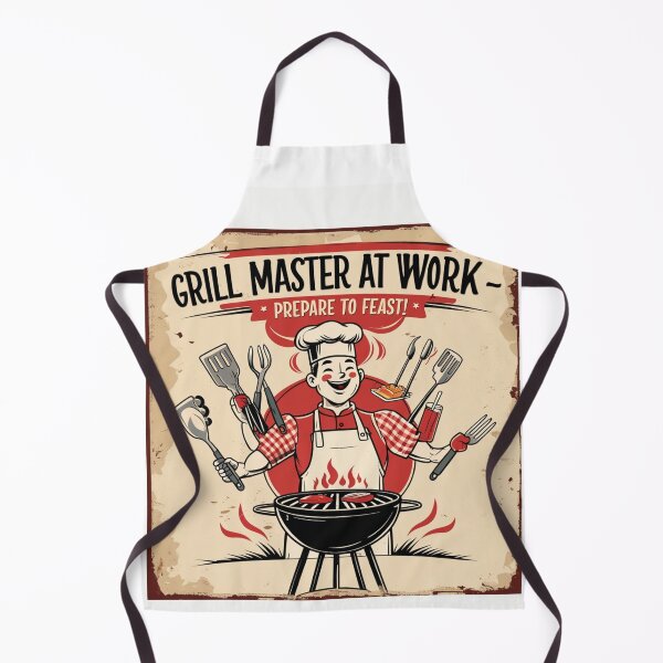 Item preview, Grill King in Action – Feast Awaits! designed and sold by InnovateSpot.