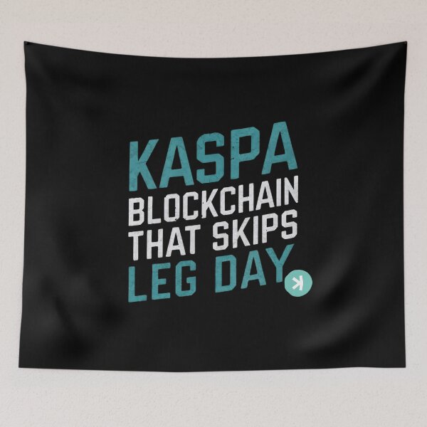 Item preview, Kaspa Ascend Rising to the Top of Crypto Innovation designed and sold by RadDeck.