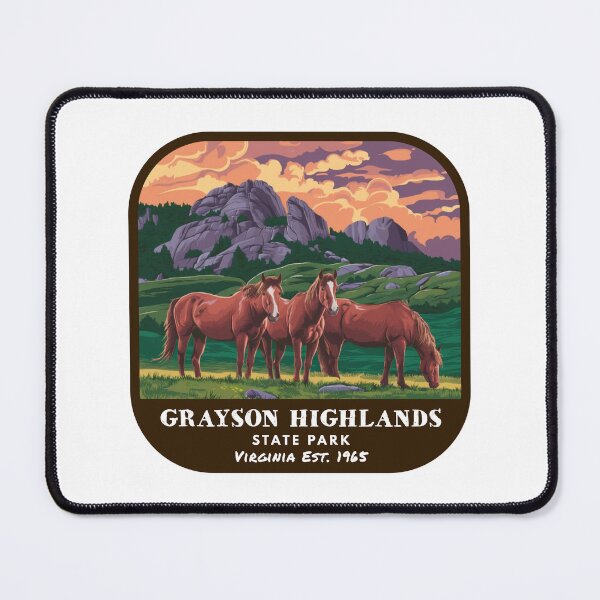 Item preview, Vintage Grayson Highlands State Park (Virginia State Park) designed and sold by RabbitK.
