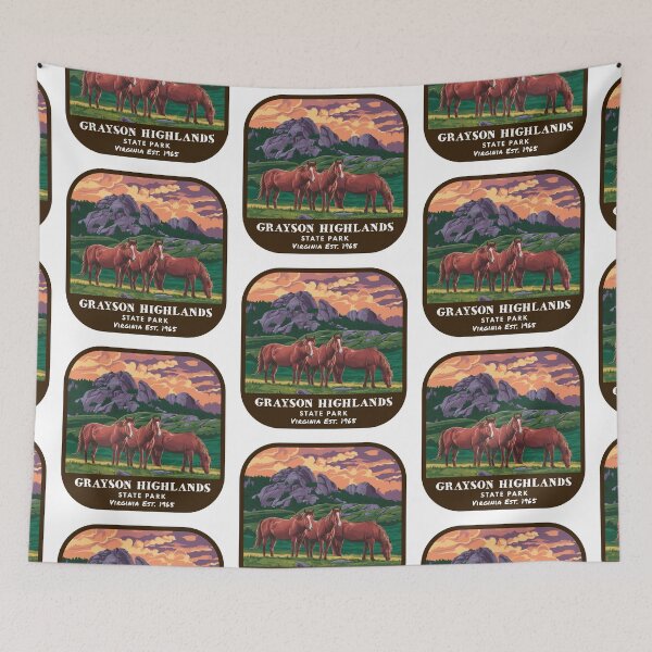 Item preview, Vintage Grayson Highlands State Park (Virginia State Park) designed and sold by RabbitK.