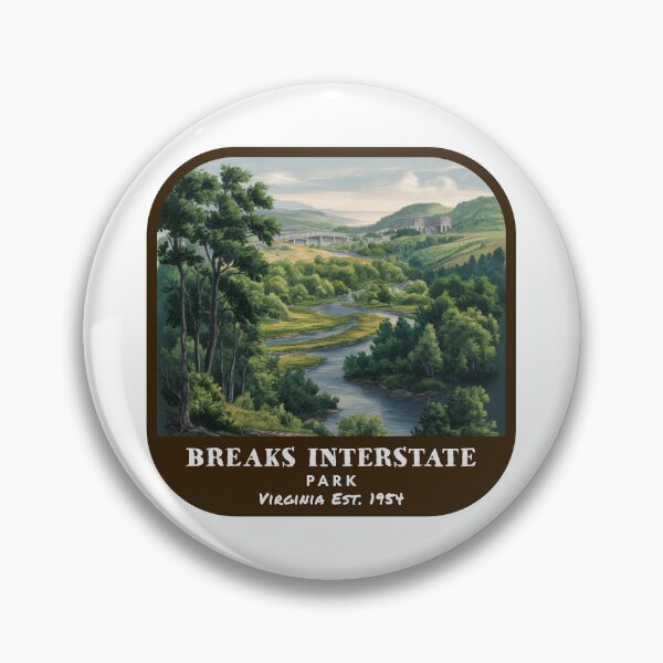 Artikelvorschau, Vintage Breaks Interstate State Park (Virginia State Park) entworfen und verkauft von RabbitK.