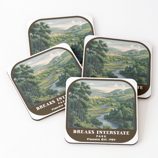Item preview, Vintage Breaks Interstate State Park (Virginia State Park) designed and sold by RabbitK.