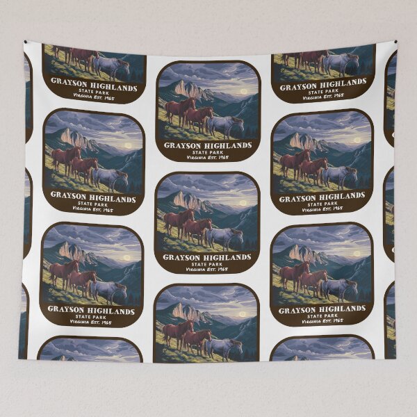 Item preview, Vintage Grayson Highlands State Park (Virginia State Park) designed and sold by RabbitK.