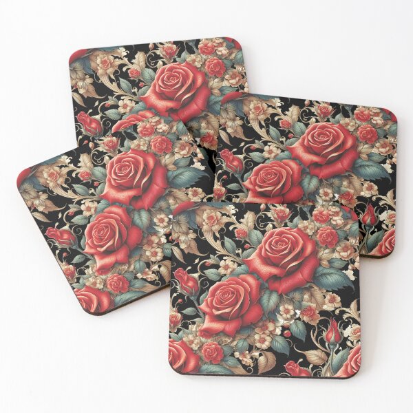 Item preview, Charming Red Roses designed and sold by HappyHavenStu.