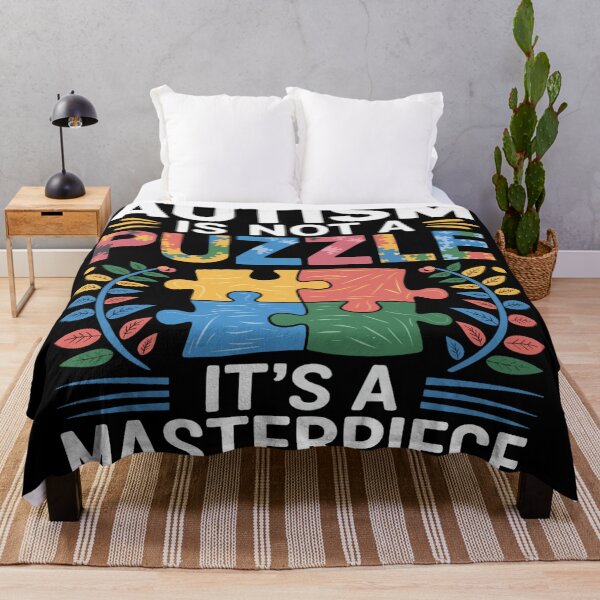 Item preview, Autism Is Not A Puzzle It's A Masterpiece designed and sold by KitonicTees.