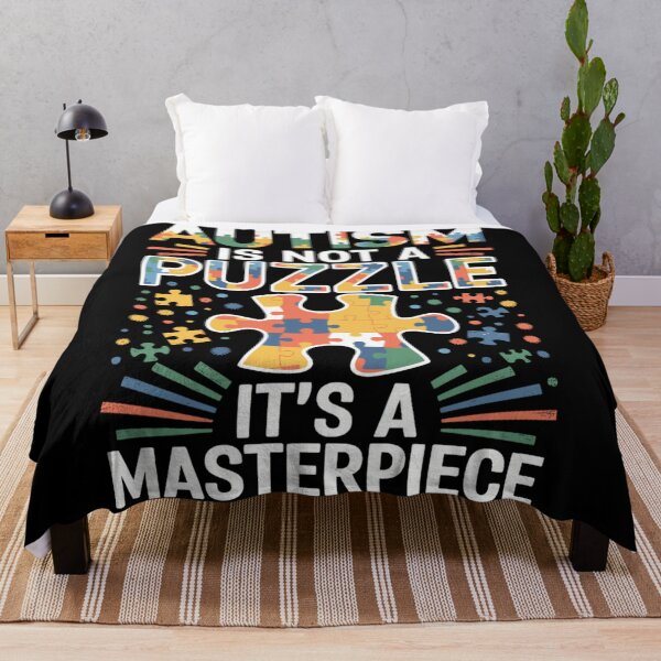 Item preview, Autism Is Not A Puzzle It's A Masterpiece designed and sold by KitonicTees.