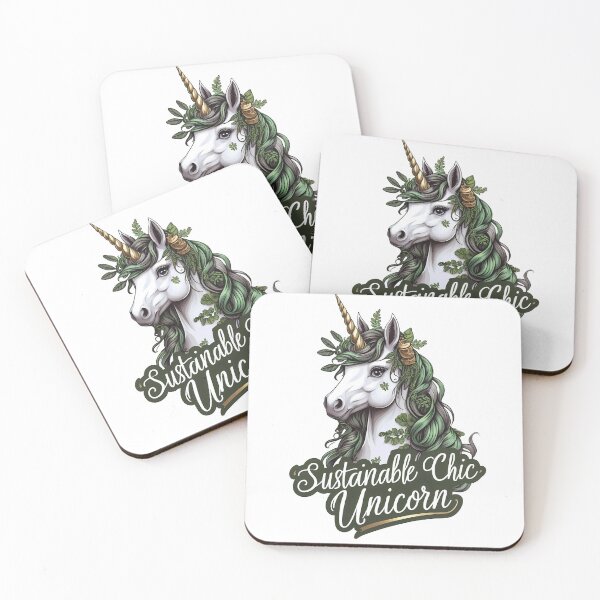 Item preview, Sustainable Chic Unicorn: Eco-Fashion Icon designed and sold by zoughlal.