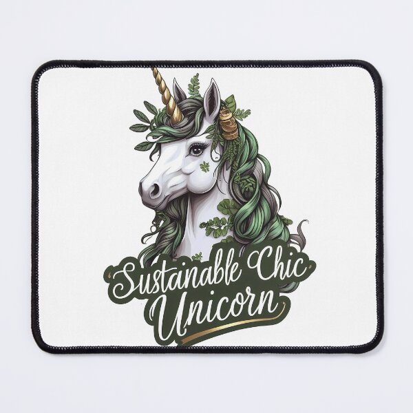 Item preview, Sustainable Chic Unicorn: Eco-Fashion Icon designed and sold by zoughlal.