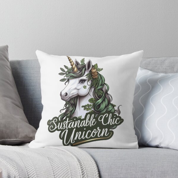 Item preview, Sustainable Chic Unicorn: Eco-Fashion Icon designed and sold by zoughlal.